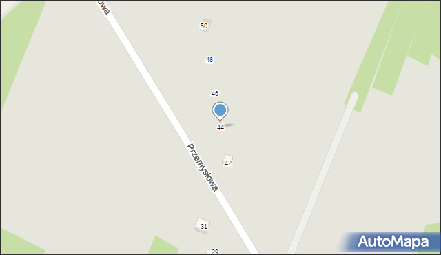 Nasielsk, Przemysłowa, 44, mapa Nasielsk