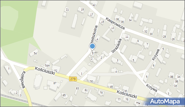 Nietków, Przedszkolna, 3, mapa Nietków