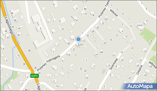 Nowa Dęba, Przerwy-Tetmajera Kazimierza, 10, mapa Nowa Dęba