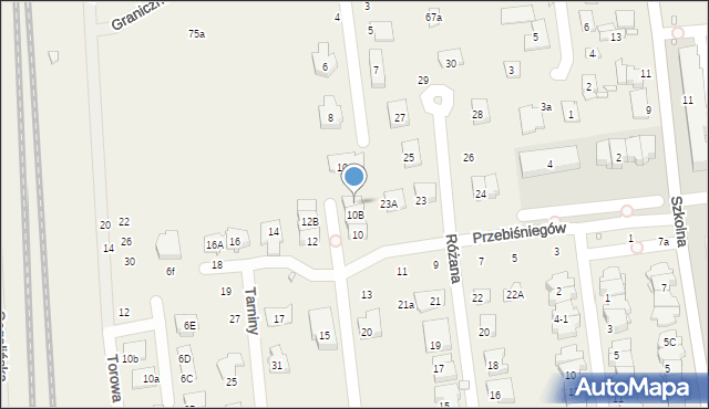 Nowa Iwiczna, Przebiśniegów, 10C, mapa Nowa Iwiczna