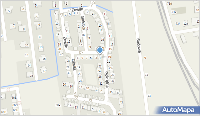 Nowa Iwiczna, Przy Wiatraku, 1, mapa Nowa Iwiczna