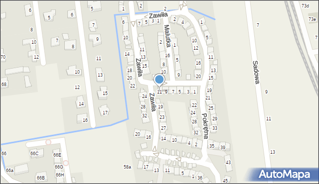 Nowa Iwiczna, Przy Wiatraku, 11, mapa Nowa Iwiczna