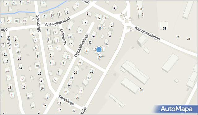 Nowa Sól, Przyszłości, 10, mapa Nowa Sól