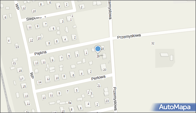 Nowa Wieś Wielka, Przemysłowa, 19, mapa Nowa Wieś Wielka