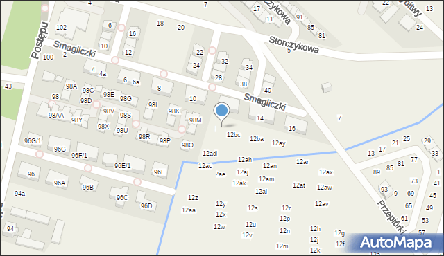 Nowa Wola, Przepiórki, 12bd, mapa Nowa Wola