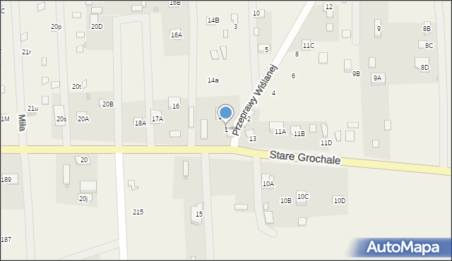 Nowe Grochale, Przeprawy Wiślanej, 1, mapa Nowe Grochale