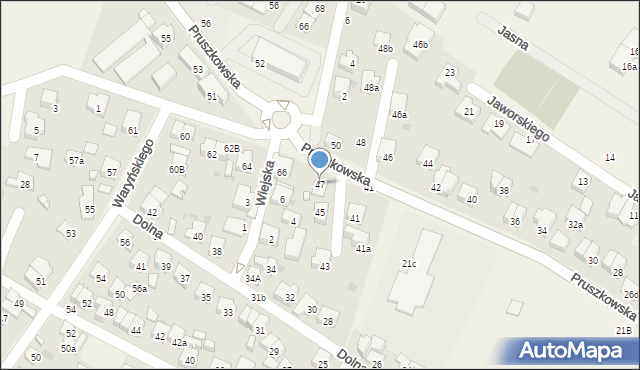 Nowe Grocholice, Pruszkowska, 47, mapa Nowe Grocholice