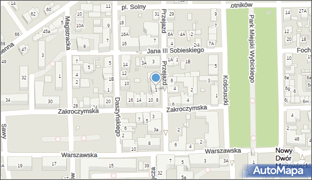 Nowy Dwór Mazowiecki, Przejazd, 1, mapa Nowy Dwór Mazowiecki