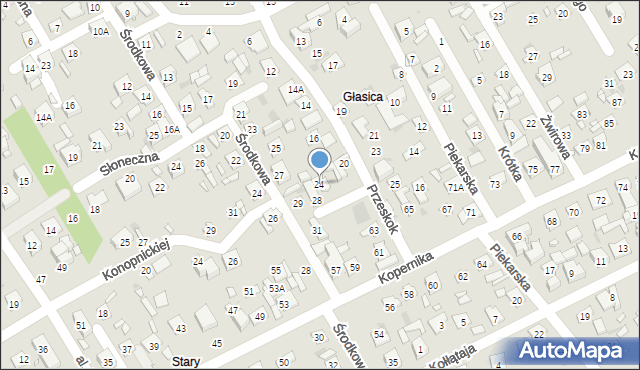 Nowy Dwór Mazowiecki, Przeskok, 24, mapa Nowy Dwór Mazowiecki