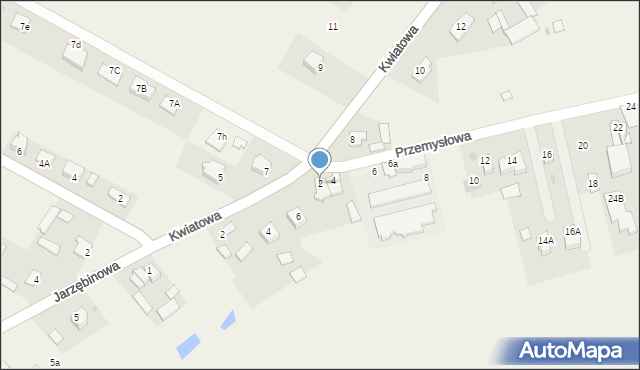 Nowy Krępiec, Przemysłowa, 2, mapa Nowy Krępiec