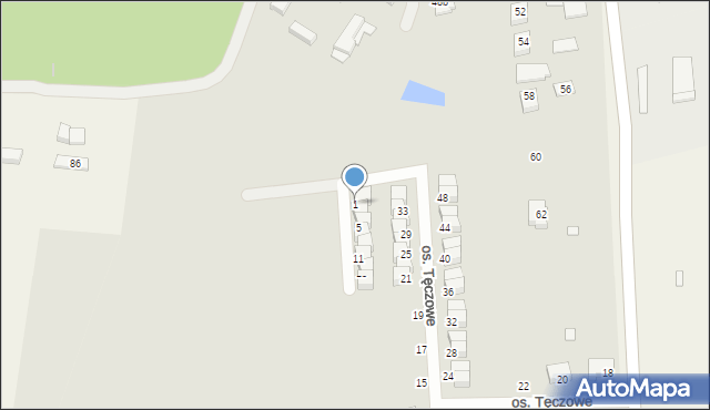 Nowy Tomyśl, Promykowa, 1, mapa Nowy Tomyśl