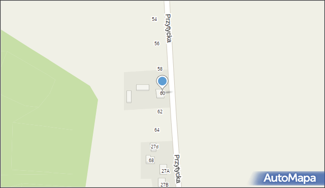 Oblas, Przytycka, 60, mapa Oblas