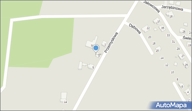 Odolanów, Przemysłowa, 7, mapa Odolanów