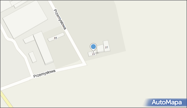 Olecko, Przemysłowa, 11, mapa Olecko