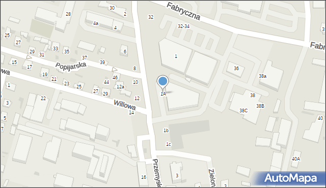 Opole Lubelskie, Przemysłowa, 1A, mapa Opole Lubelskie