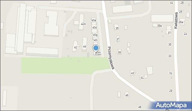 Opole Lubelskie, Przemysłowa, 40o, mapa Opole Lubelskie