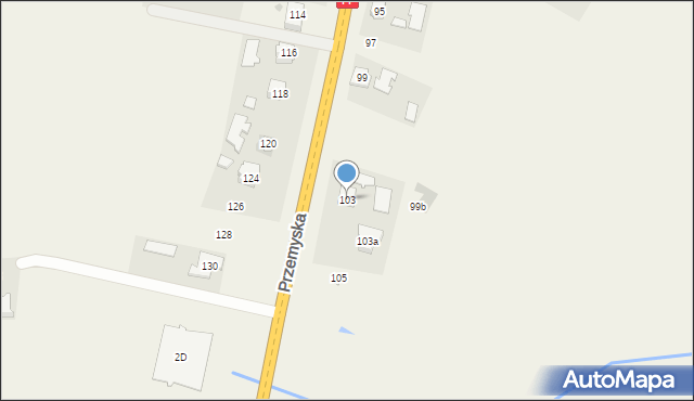 Orły, Przemyska, 103, mapa Orły