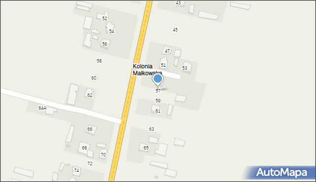 Orły, Przemyska, 57, mapa Orły