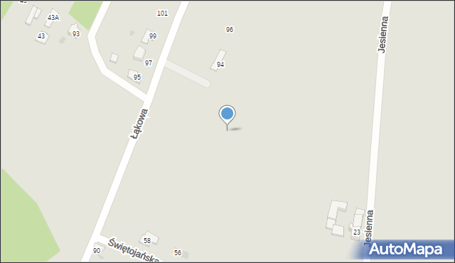 Orzesze, Promienna, 8, mapa Orzesze