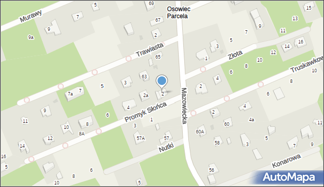 Osowiec, Promyk Słońca, 2, mapa Osowiec