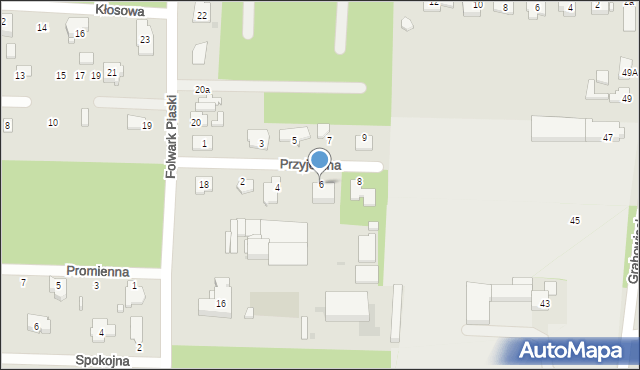 Ostrowiec Świętokrzyski, Przyjemna, 6, mapa Ostrowiec Świętokrzyski