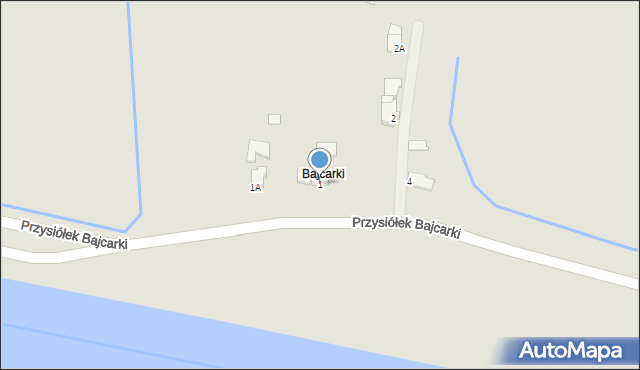 Oświęcim, Przysiółek Bajcarki, 1, mapa Oświęcimia