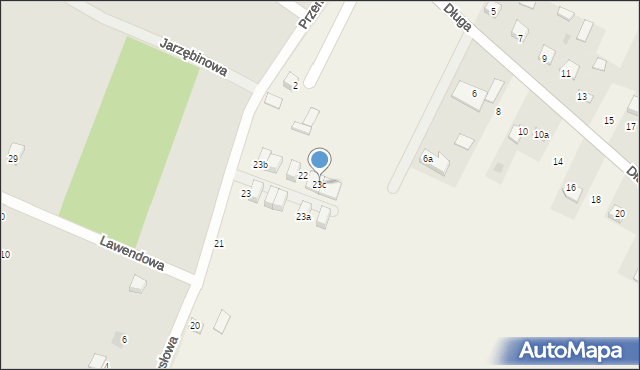 Owczary, Przemysłowa, 23h, mapa Owczary