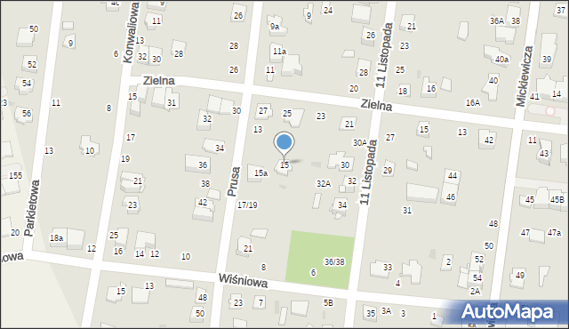 Ożarów Mazowiecki, Prusa Bolesława, 15, mapa Ożarów Mazowiecki