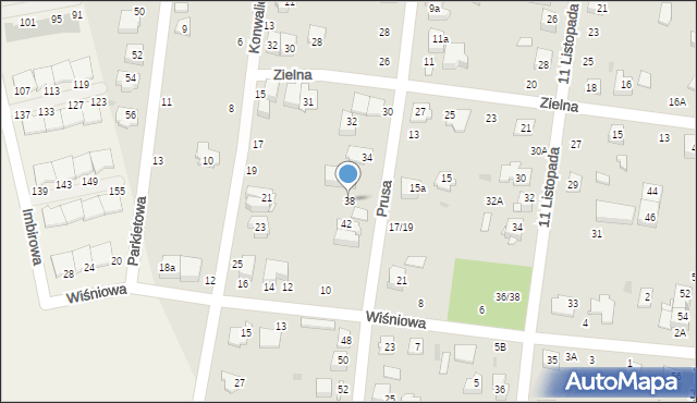 Ożarów Mazowiecki, Prusa Bolesława, 38, mapa Ożarów Mazowiecki