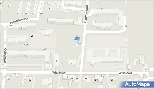 Pajęczno, Przemysłowa, 2, mapa Pajęczno