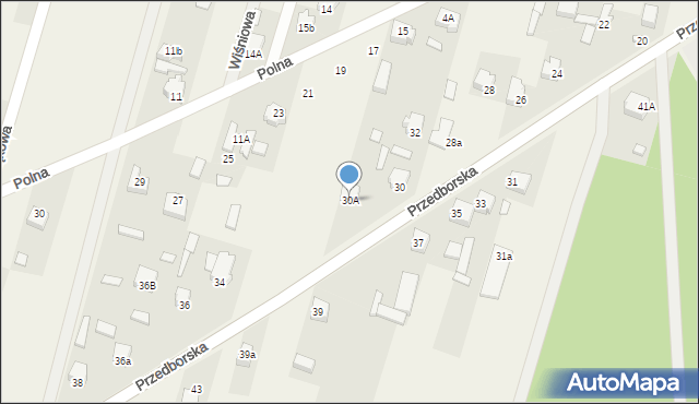 Paradyż, Przedborska, 30A, mapa Paradyż