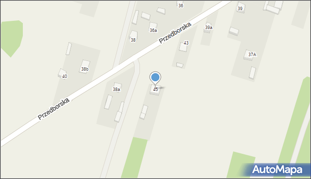 Paradyż, Przedborska, 45, mapa Paradyż