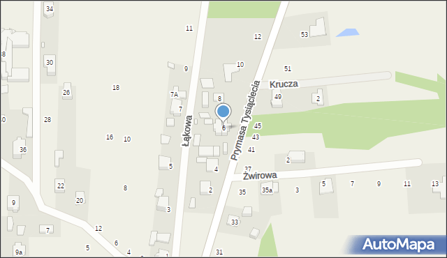 Pasek, Prymasa Tysiąclecia, 6, mapa Pasek