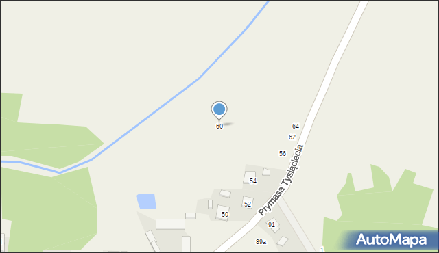 Pasek, Prymasa Tysiąclecia, 60, mapa Pasek