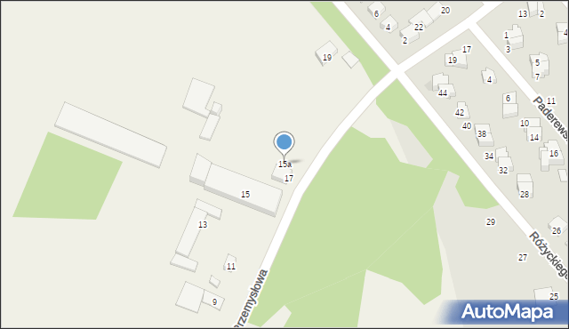 Pęchcin, Przemysłowa, 15a, mapa Pęchcin