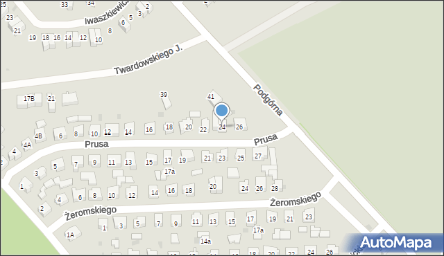 Pelplin, Prusa, 24, mapa Pelplin