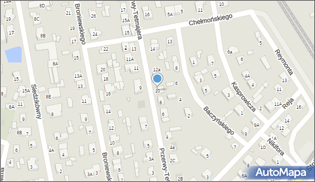 Piaseczno, Przerwy-Tetmajera Kazimierza, 10, mapa Piaseczno