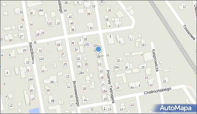 Piaseczno, Przerwy-Tetmajera Kazimierza, 25, mapa Piaseczno