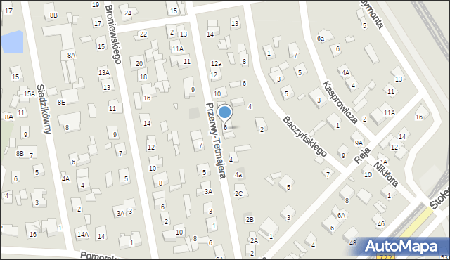 Piaseczno, Przerwy-Tetmajera Kazimierza, 6, mapa Piaseczno