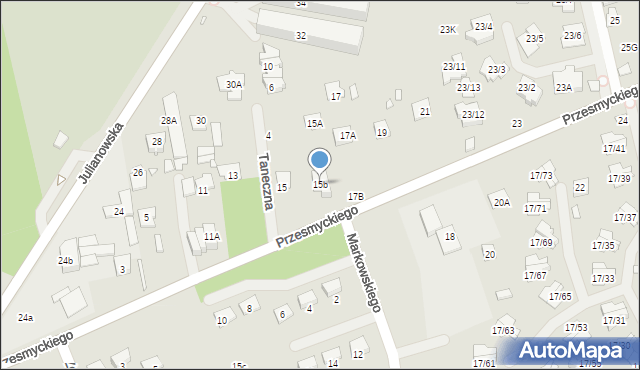 Piaseczno, Przesmyckiego, 15b, mapa Piaseczno