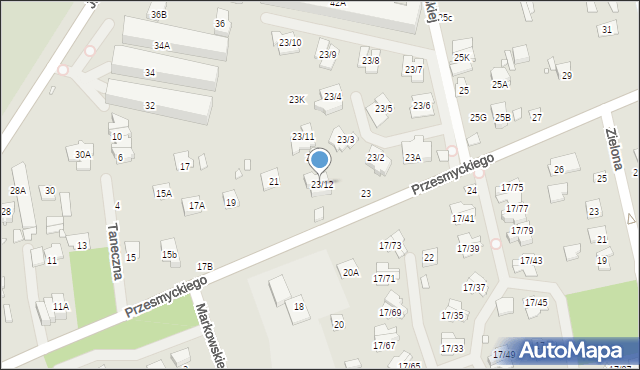 Piaseczno, Przesmyckiego, 23M, mapa Piaseczno