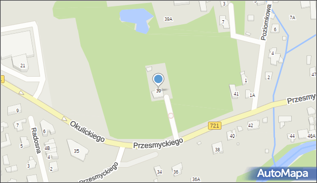 Piaseczno, Przesmyckiego, 39, mapa Piaseczno