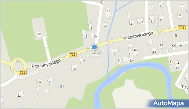 Piaseczno, Przesmyckiego, 42, mapa Piaseczno