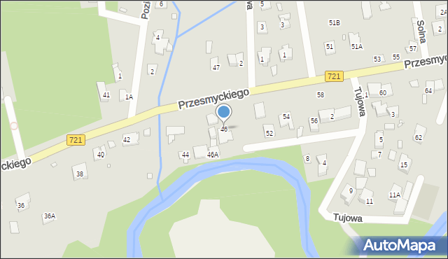 Piaseczno, Przesmyckiego, 46, mapa Piaseczno