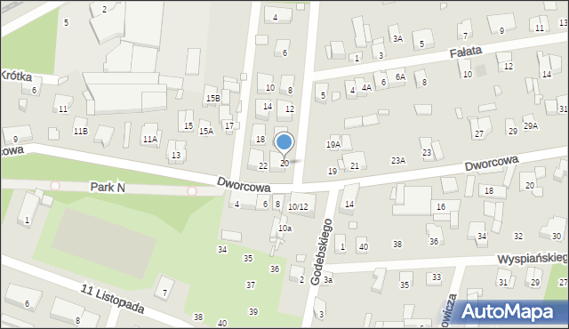 Piastów, Przerwy-Tetmajera Kazimierza, 20, mapa Piastów