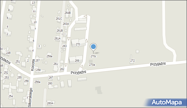 Piekary Śląskie, Przyjaźni, 270d, mapa Piekary Śląskie