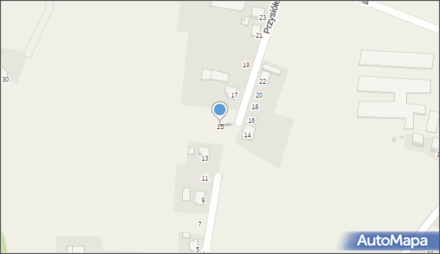 Pierściec, Przysiółek, 15, mapa Pierściec