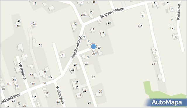 Pietrzykowice, Przelotowa, 28, mapa Pietrzykowice