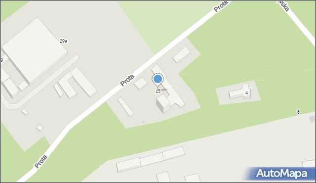 Pionki, Prota Jana, 15, mapa Pionki