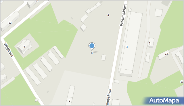 Pionki, Przemysłowa, 6, mapa Pionki